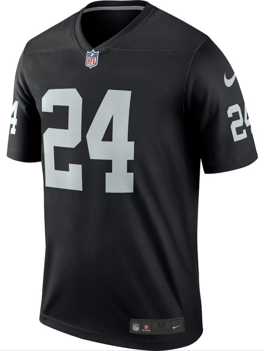 Nike NFL Marshawn Lynch Nike Black Raiders 24 Football Jersey